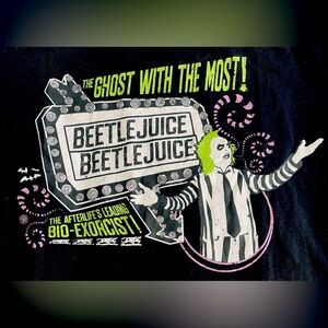 Get your Beetlejuice shirt just in time for Beetlejuice II 🪲👻